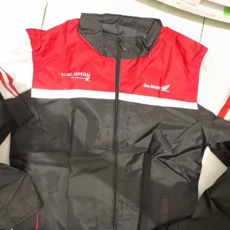 jacket one heart Jaket Motor Honda original AHM dewasa hadiah dari beli motor honda murah meriah pri