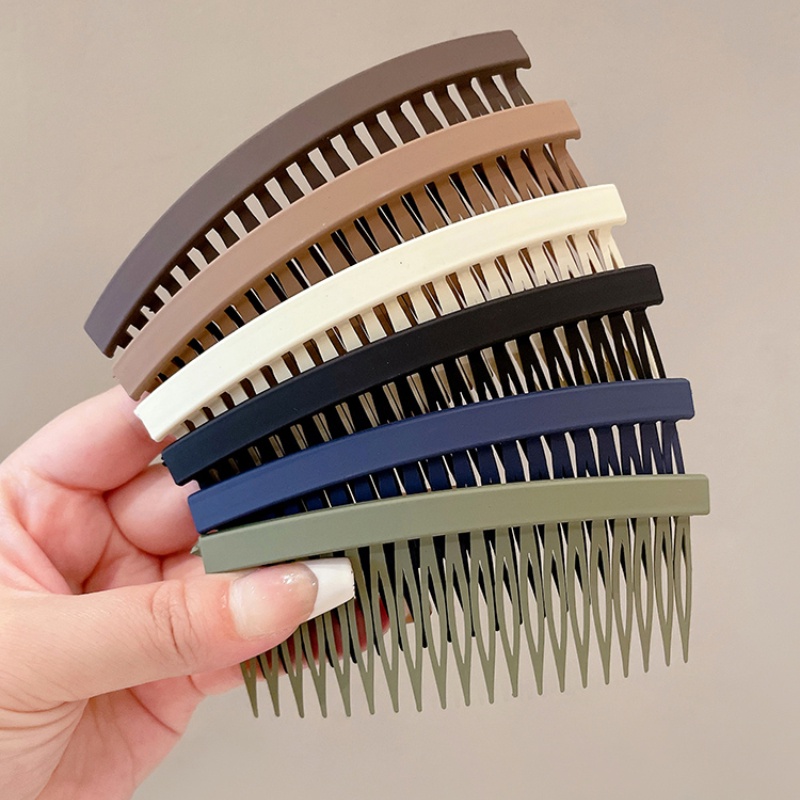 Sisir Rambut Matte Anti slip Gaya Korea Untuk Wanita