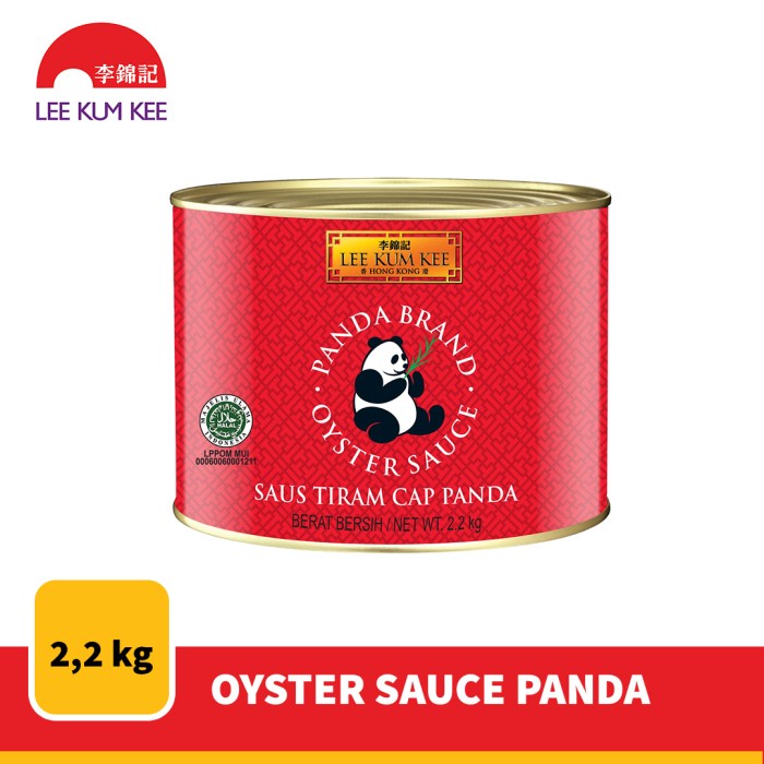 

LEE KUM KEE OYSTER SAUCE SAUS TIRAM PANDA 2,2 KG
