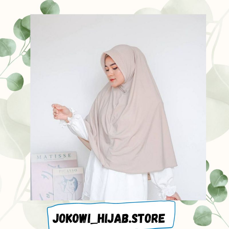 Jual Hamidah Ukuran L Hijab Instan Spandek Jersy | Shopee Indonesia