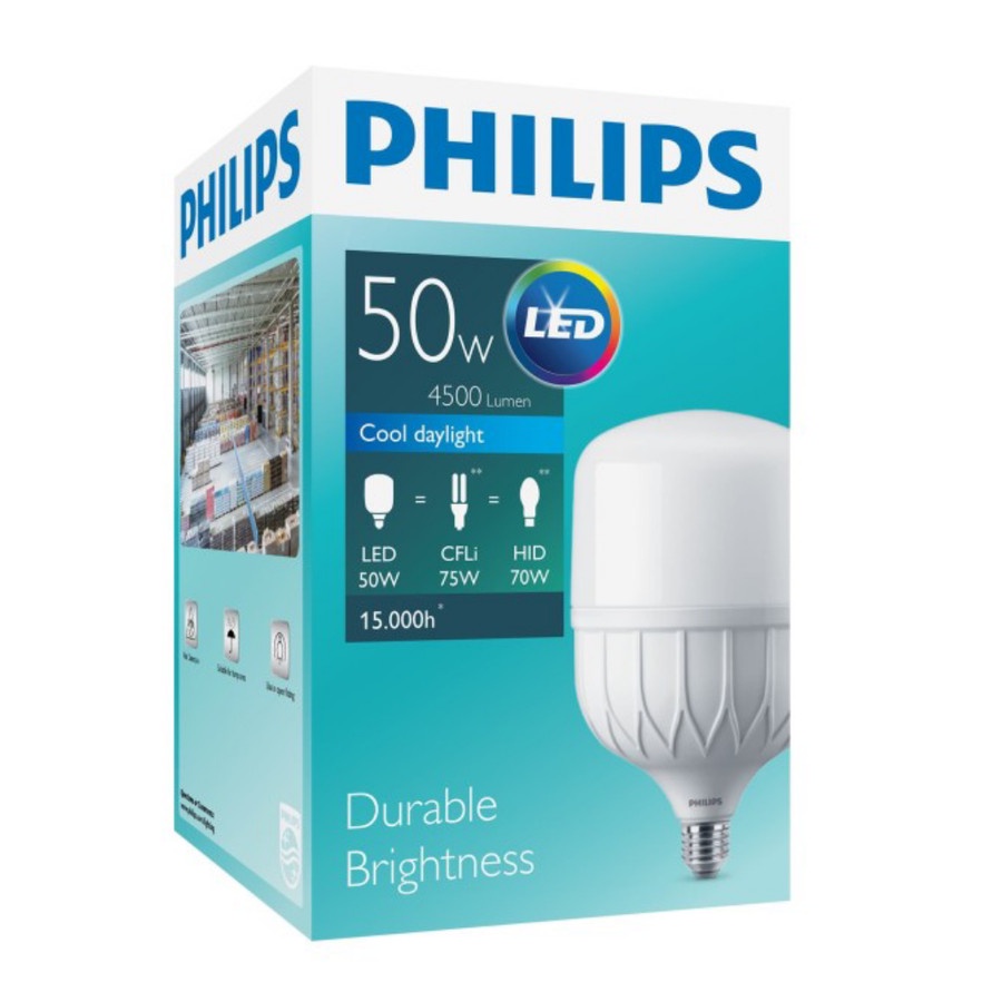 Lampu T-Force Philips 50W E27 6500K