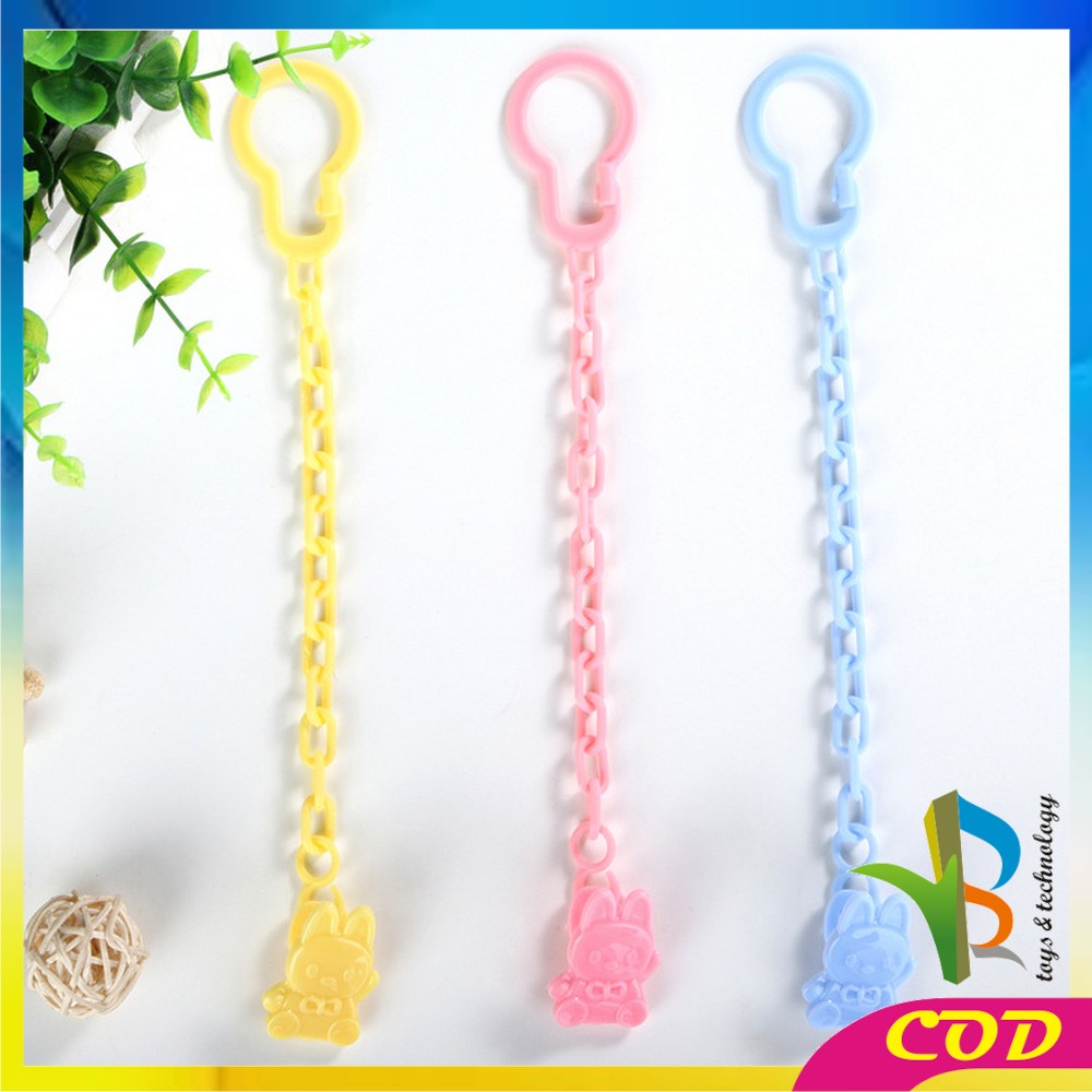 RB-C43 Tali Gantungan Empeng Baby / Klip Rantai Penjepit Dot Bayi / Teether Clipper Pacifier Holder