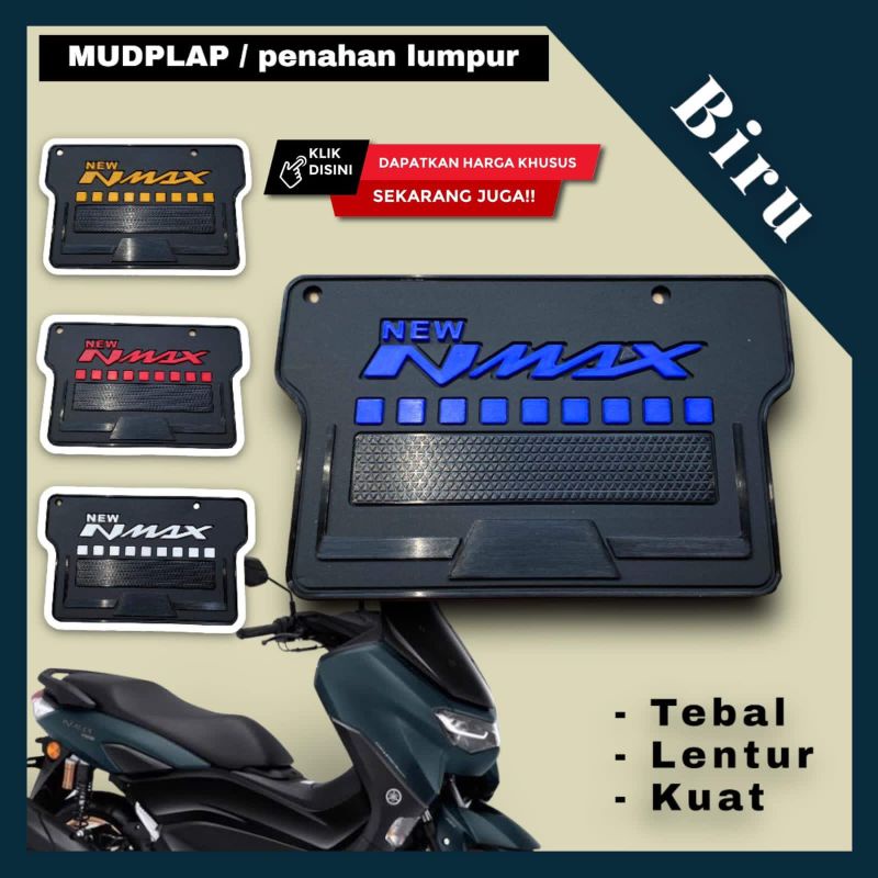 Mudflap Nmax new penahan lumpur Nmax 2020 karet kolong Yamaha Nmax new 2020 2021 2022