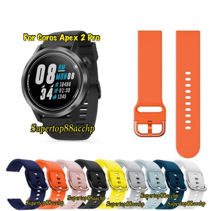 Strap Coros Apex 2 / Apex Pro / Apex 2 Pro Tali Jam Rubber Colorful Buckle Model Active