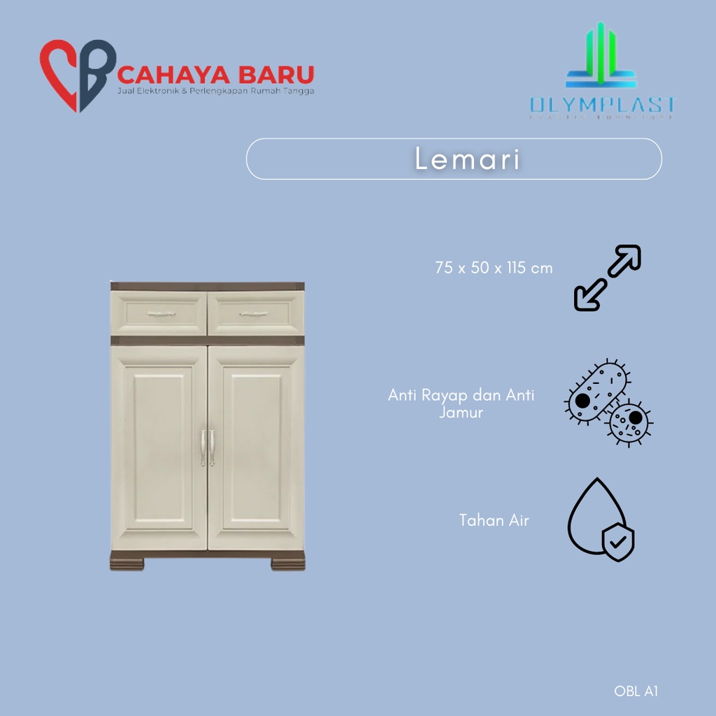 Baby Locker Lemari Bayi Plastik OLYMPLAST OBL A1