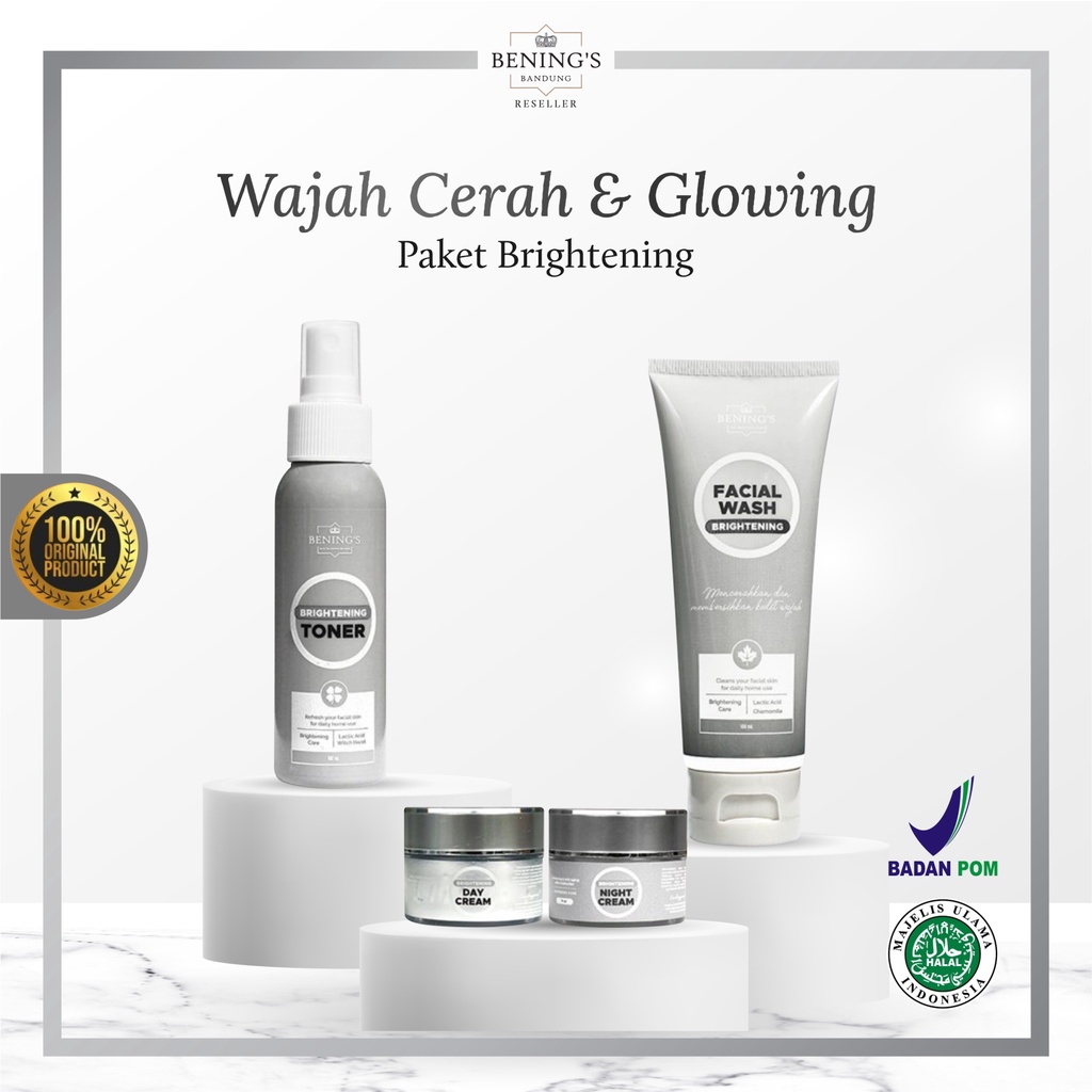 Bening Skincare Dr. Oky Pratama Paket Perawatan Wajah Brightening - Exclusive - Acne Benings Clinic 