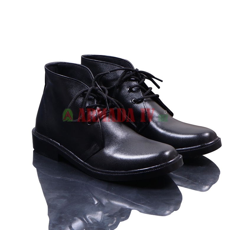 Sepatu PDH Kulit BT 03 Doff Standar TNI POLRI