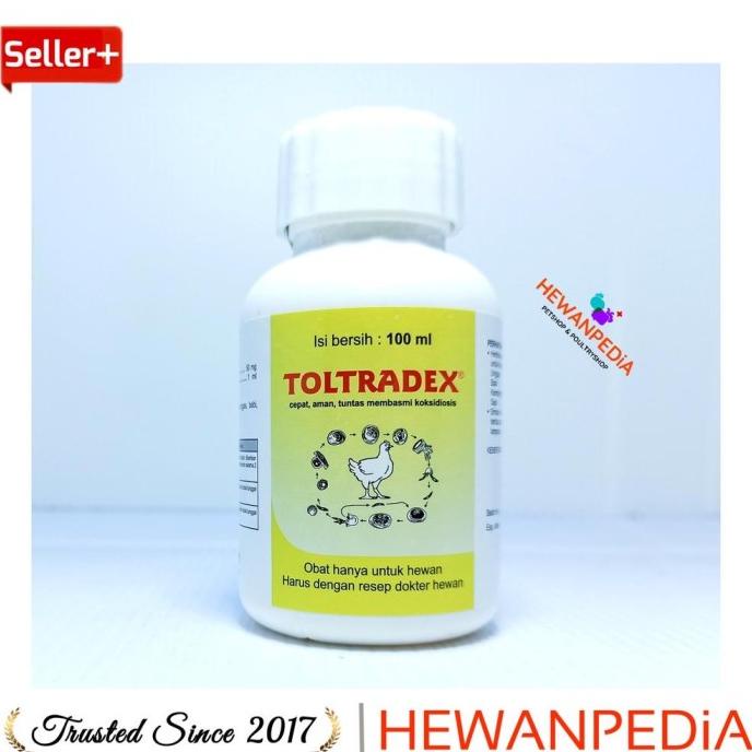 [Terlaris] Toltradex 100 Ml Medion - Obat Koksidiosis Koksidia Unggas