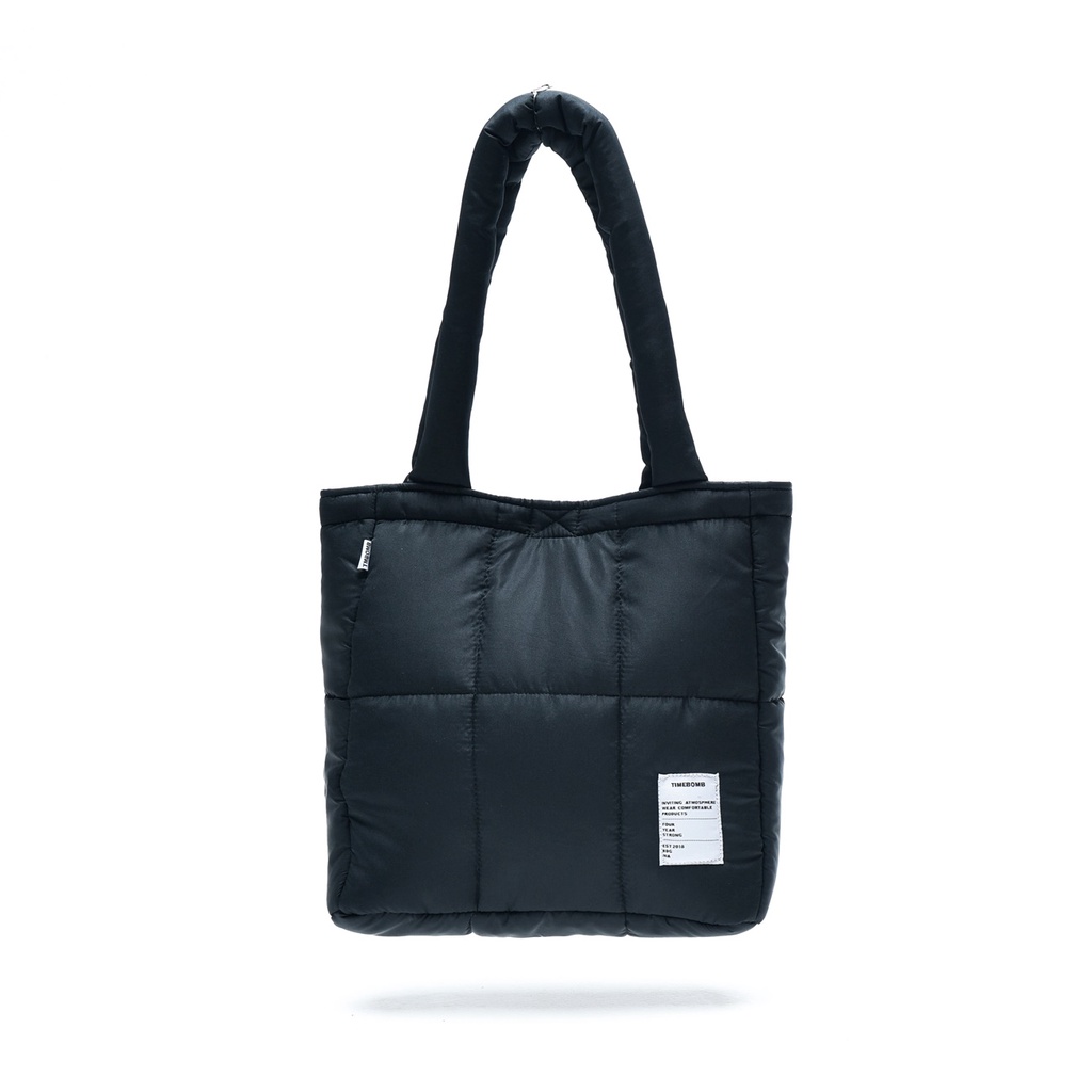 TIMEBOMB | totebag | puff tote bag | puff bag | puffy bag