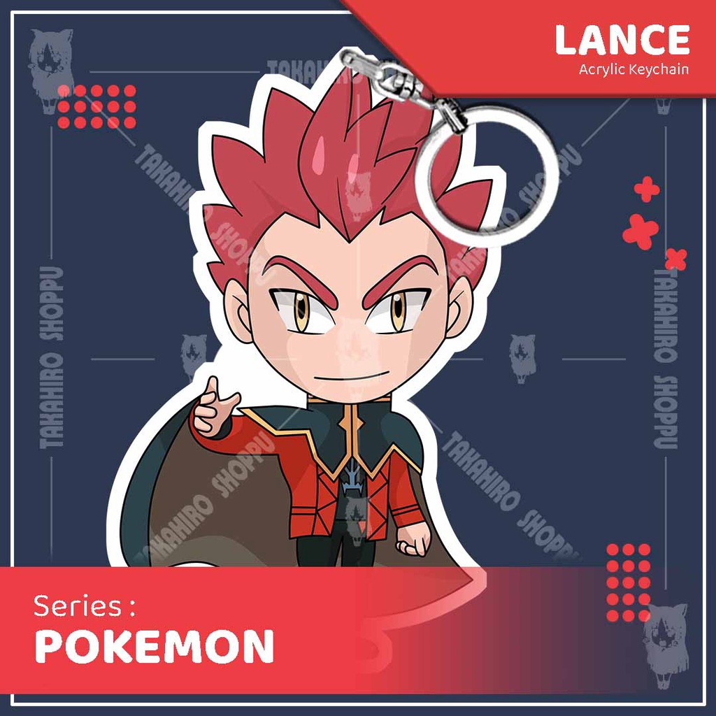 Gantungan Kunci / Keychain Akrilik POKEMON LANCE