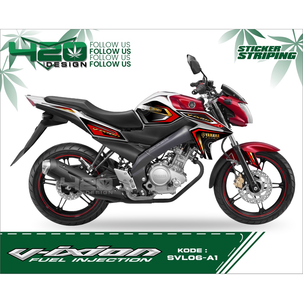 STRIPING VIXION NEW LIGHTNING NVL 2013-2013 - STICKER HOLOGRAM NEW VIXION LIGHTNING