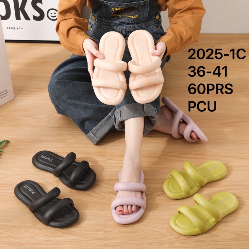 SANDAL WANITA KARET JELLY IMPORT RUBBER IMPORT BALANCE 2025-1