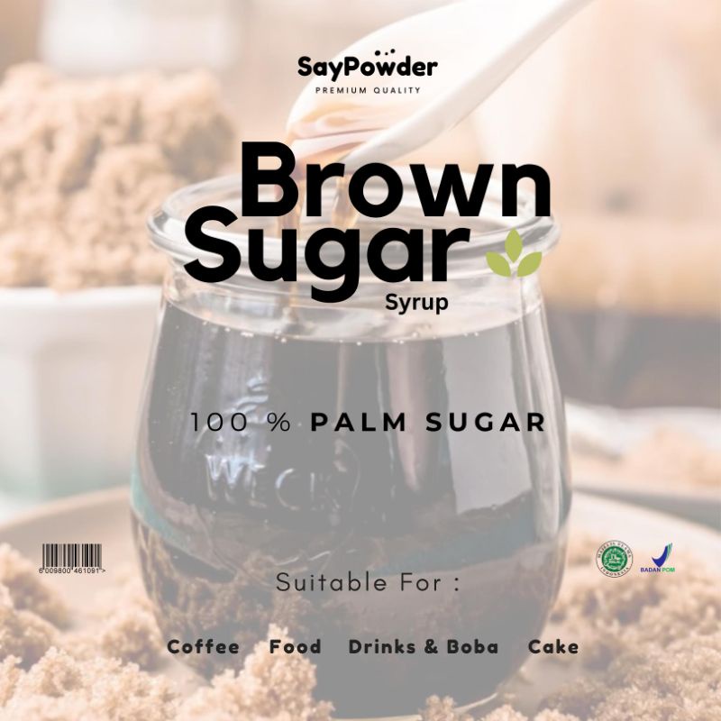 Brown Sugar Syrup (Liquid) Kemasan 200ml Botol BROWN SUGAR PREMIUM GULA AREN CAIR BROWN SUGAR SYRUP BROWN SUGAR ORGANIK