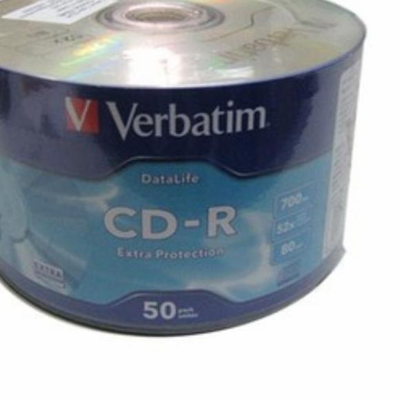 CD-R Verbatim #43787 CD Blank CD Kosong Kepingan 50pcs