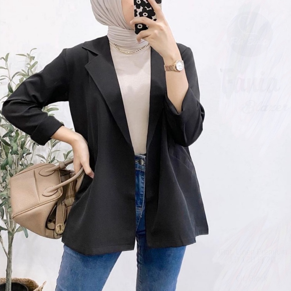 TIFA BLAZER LINEN PREMIUM