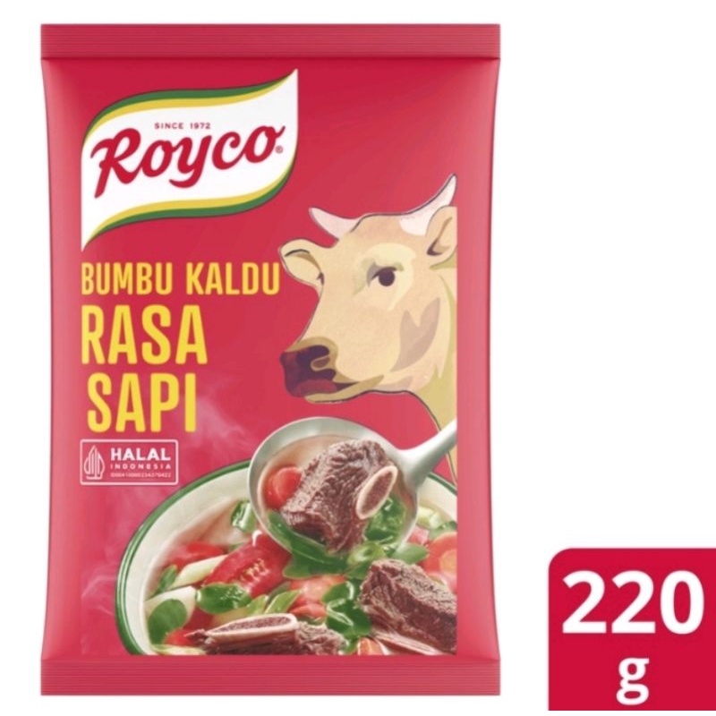 

N_S_Y Royco bumbu kaldu rasa sapi dan rasa ayam 220gram