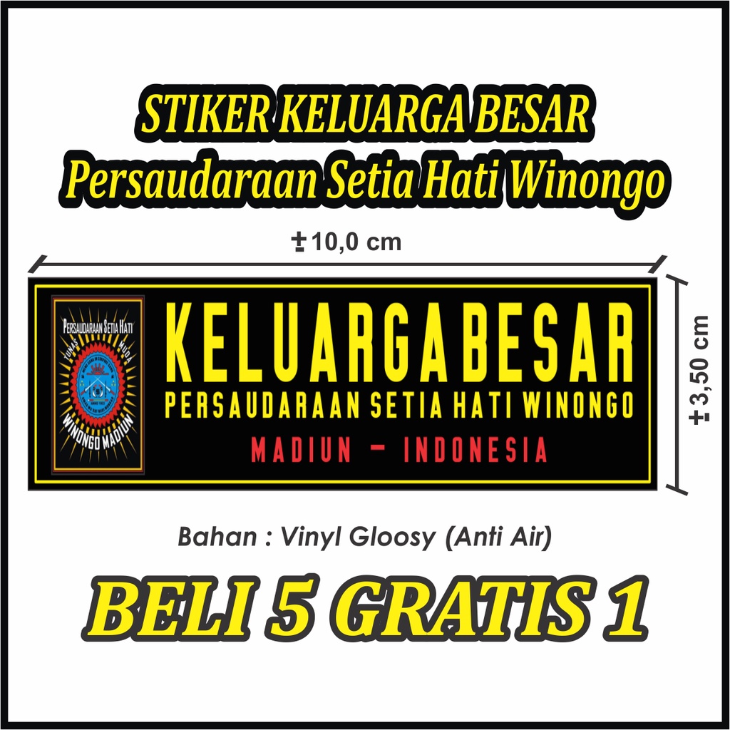 

STIKER KELUARGA BESAR PSHW