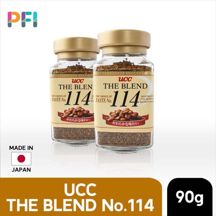 

UCC THE BLEND 114 INSTANT COFFEE 90GR BUNDLE 2PCS