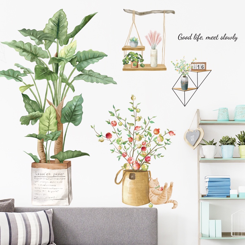 WALLSTICKER STIKER POHON WALLSTIKER WALL STICKER DINDING WALLPAPER WALPAPER POHON DAUN BUNGA SAKURA PINK WALSTICKER WALSTIKER RUMPUT DEKORASI RUMAH TEMBOK KAMAR MANDI RUANG TIDUR DEKOR DAPUR TAMAN AESTHENTIC GUDANG Q 111 135 89 112 WALLPAPER DAUN