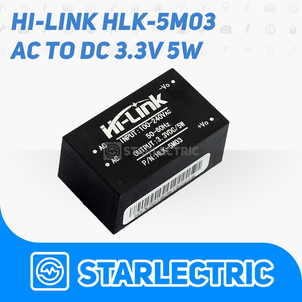 Hi-Link HLK-5M03 HLK 5M03 AC-DC Mini Power Supply AC to 53.3V DC 1A