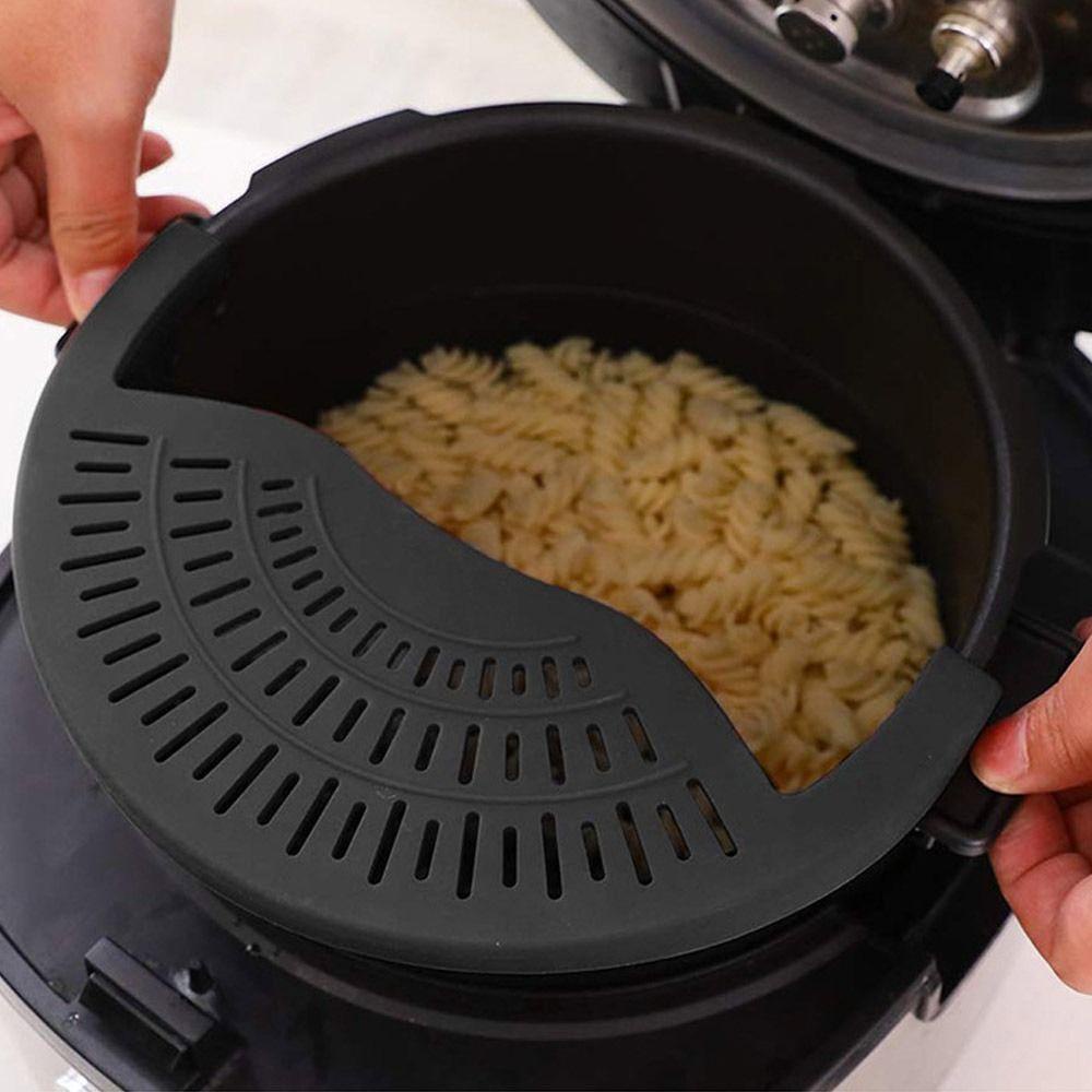 Solighter Saringan Dapur Cuci Aksesoris Filter Air Colander Drainer Draining Cairan Berlebihan
