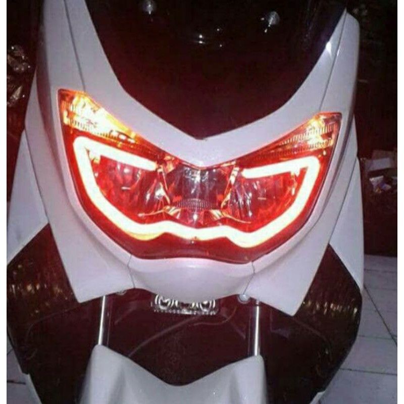 Lampu Alis AES drl LED 30CM Motor/mobil Sepasang Led