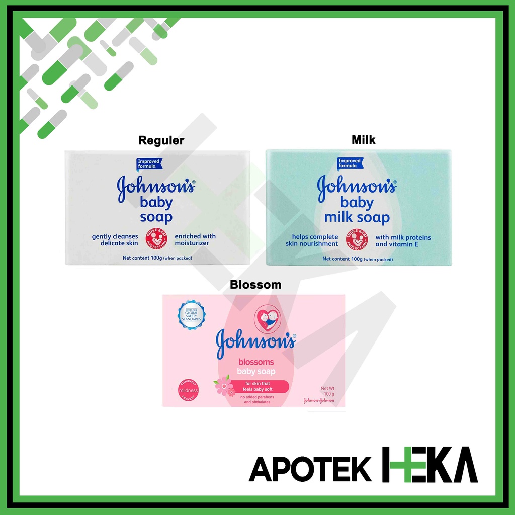 Johnsons Baby Soap 100 g - Sabun Batang Bayi (SEMARANG)