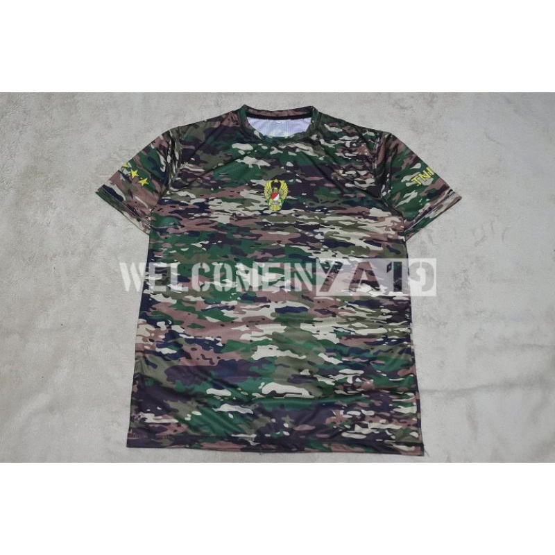 T-Shirt KASAD NKRI Full Print / Kaos Jersey Loreng NKRI Terbaru 2022