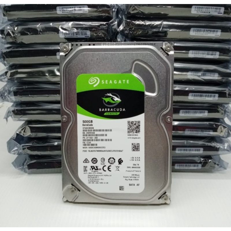 HDD 1TB - 500Gb Seagate Internal Sata 3.5&quot; slim Garansi 1Tahun