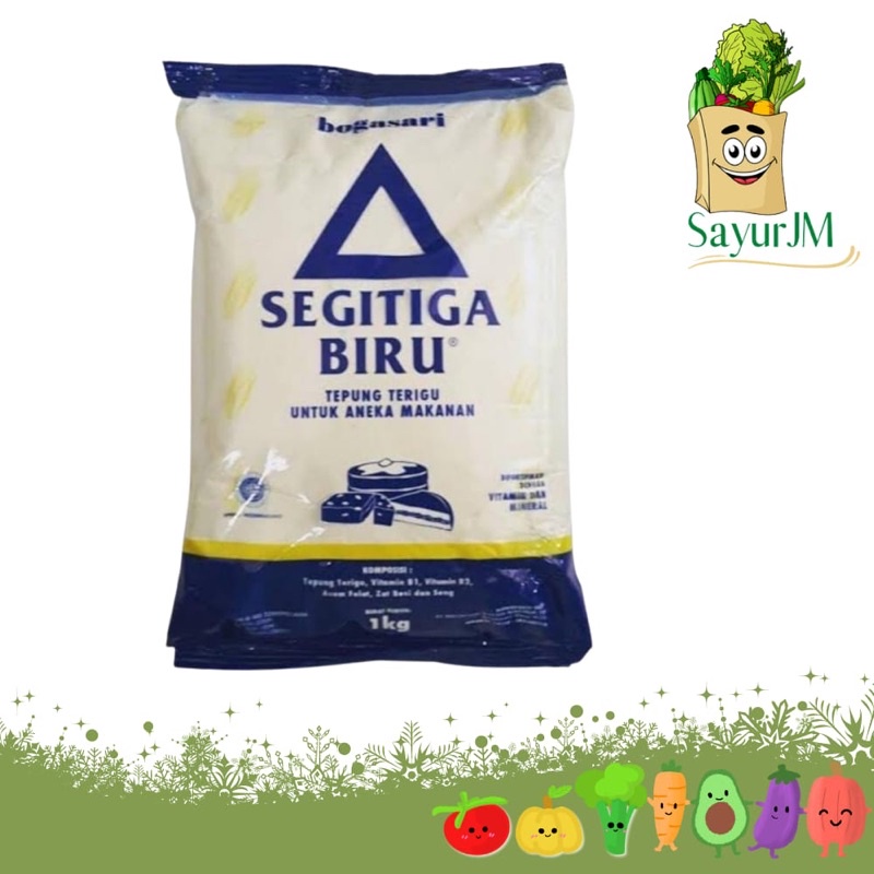 

SayurJM - Tepung Terigu Segitiga Biru 1 kg Protein