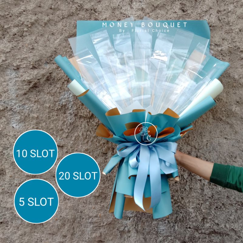 Rangka Buket Uang 20 Slot 10 Slot 5 Slot Money Bouquet Bucket murah
