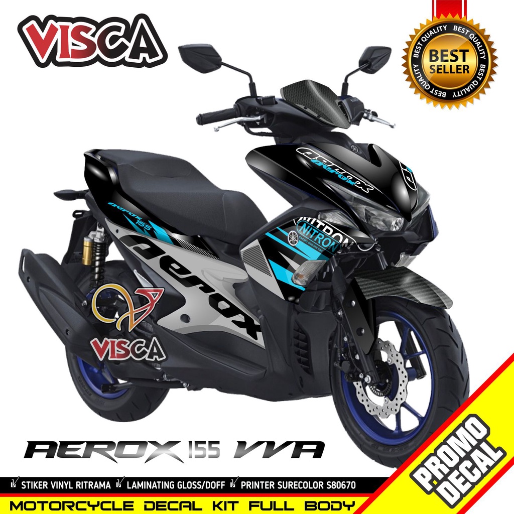 Decal Aerox 155 Full Body Striping Aerox 155 old Stiker Aerox 155 Full Body Nitron