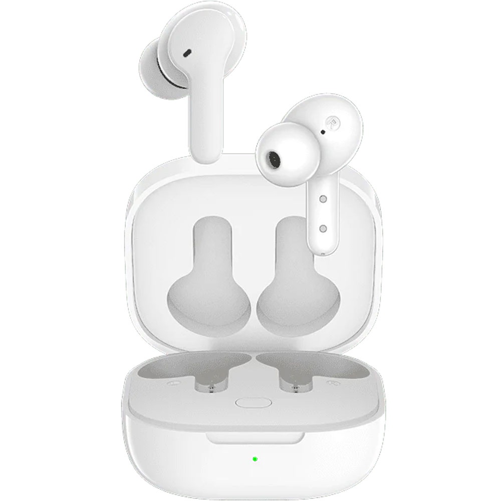 QCY Earphone Wireless Bluetooth Touch Control Microphones - T13 - White