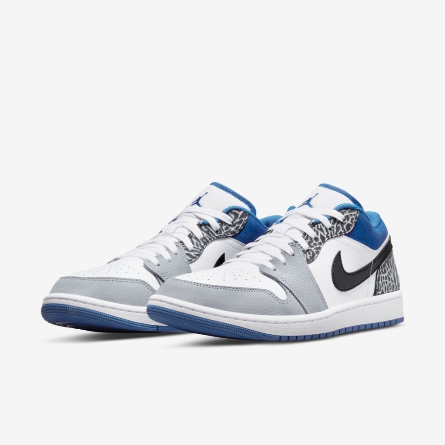 AIR JORDAN 1 Low Elephant Print True Blue