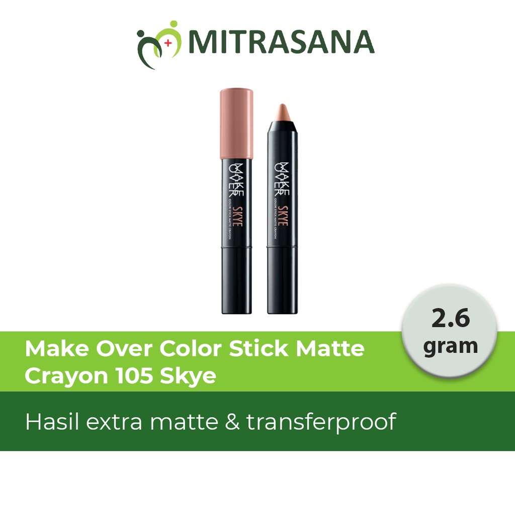 MAKE OVER Color Stick Matte Crayon 2.6 g - Lipstick Matte 105 Skye