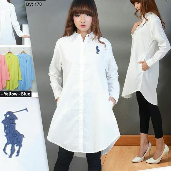 Tunik putih polo