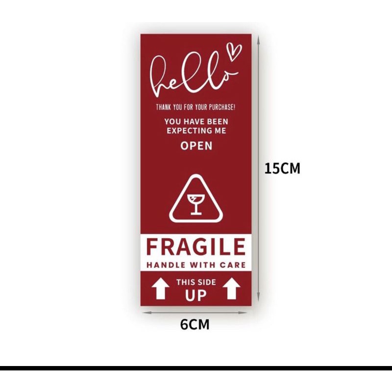 

Stiker Thank You For Your Purchace Stiker Fragile