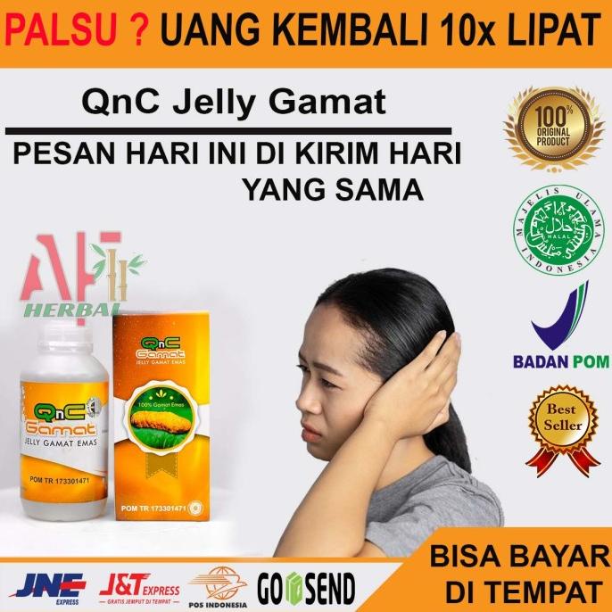 

BISA COD Obat Radang Gendang Telinga - QnC Jelly Gamat Original /OBAT TELINGA BERDENGUNG/OBAT TELINGA BERAIR/OBAT TELINGA TERSUMBAT/OBAT TELINGA BUDEG/OBAT TELINGA BERNANAH