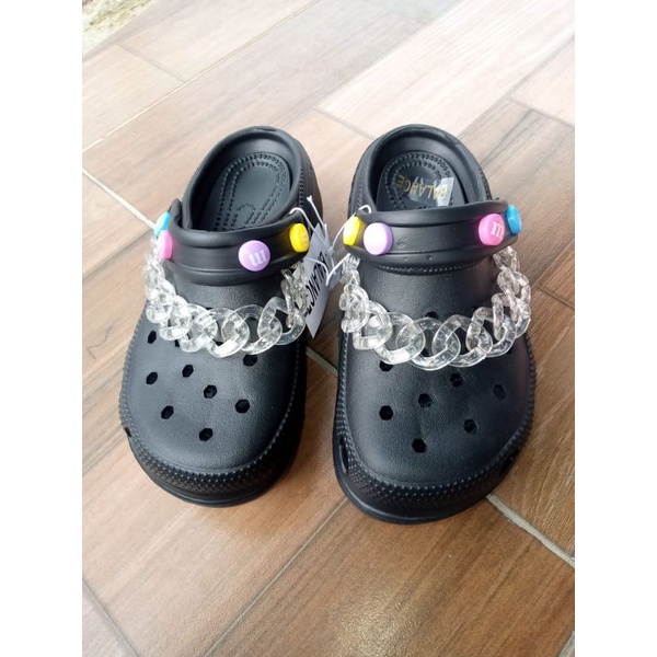 Myanka jelly shoes wedges Bapao Eva Rantai