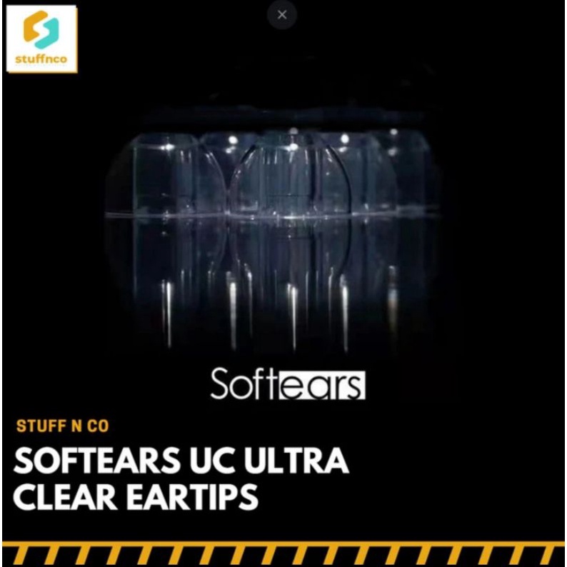 Softears UC Ultra Clear Premium Eartips Replacement Earphone IEM