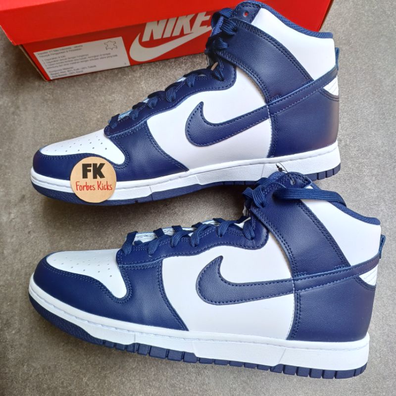 Nike Dunk High Championship Navy || midnight white