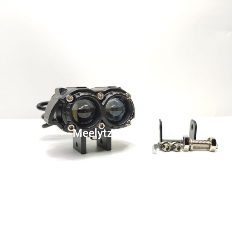 Lampu Tembak Sorot LED SQL 2 MATA 40 watt - Tipe laser Kuning putih