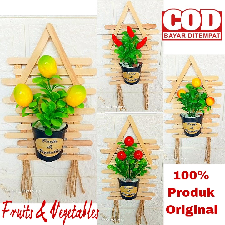 Fruits  & Vegetables 3D Hiasan Dinding Dapur / Dekorasi Rumah Pajangan dinding Kitchen
