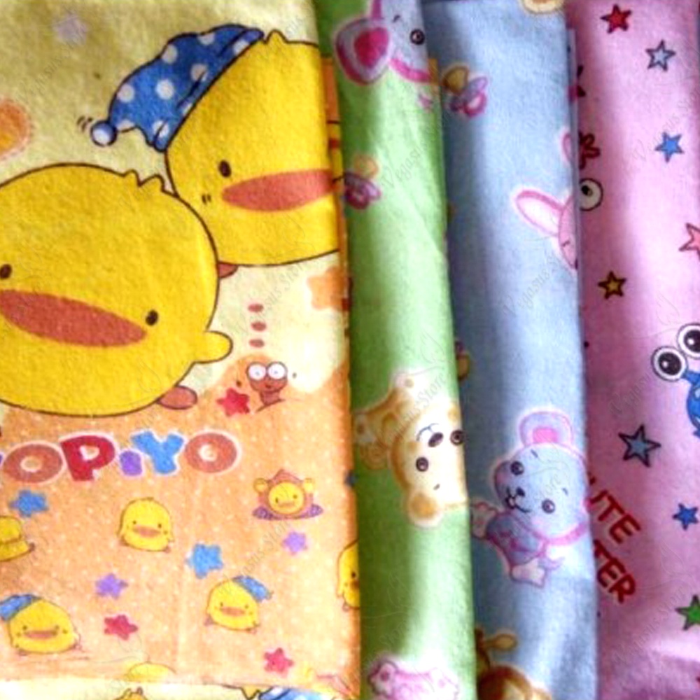 6Pcs Bedong Bayi Murah Luvly Bedong bayi Karakter Kartun Selimut Bayi/Bedong Luvly-Vegasus Store(COD)