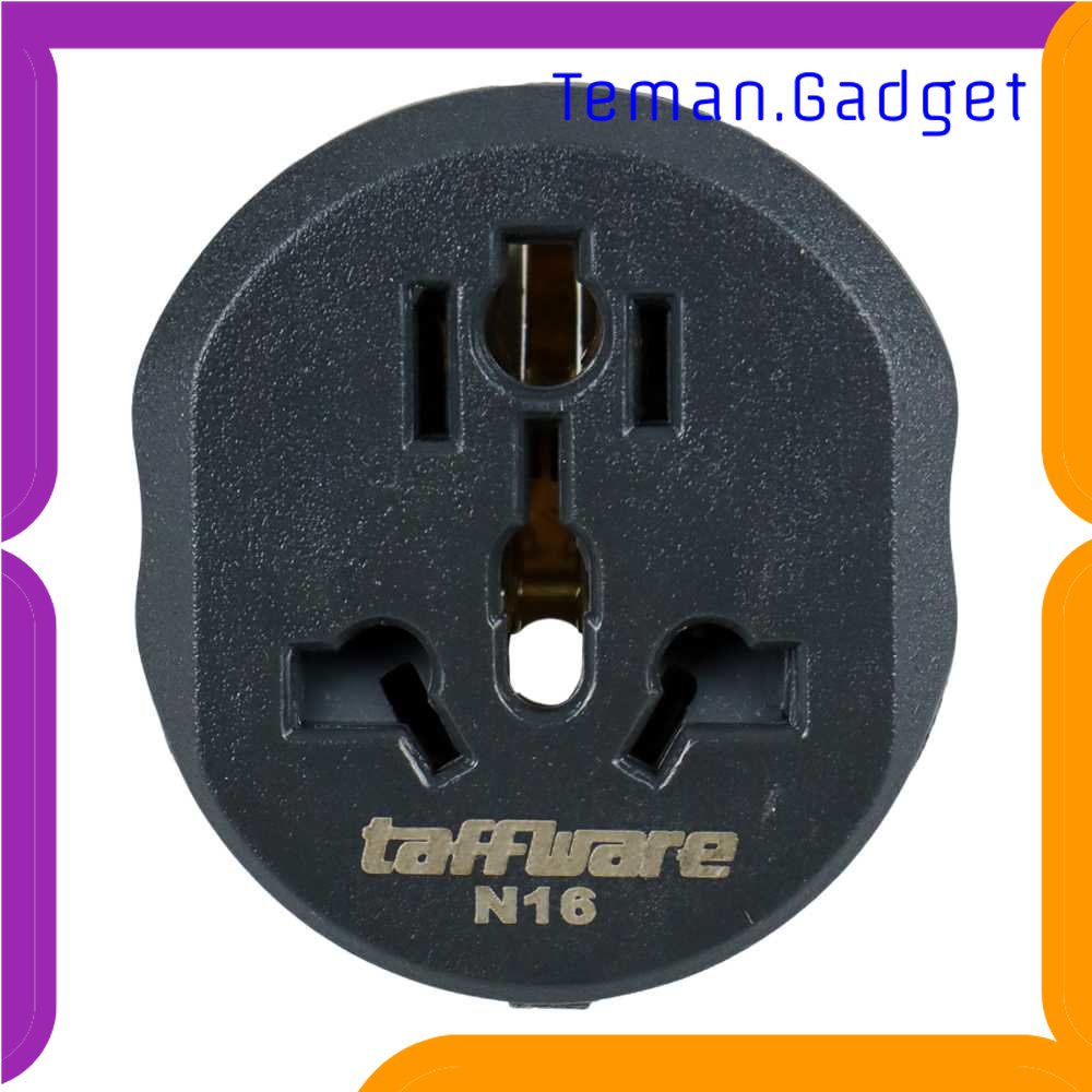 TG-TRV Taffware Loop Universal Travel Adapter AU US UK to EU Plug 16A - N16