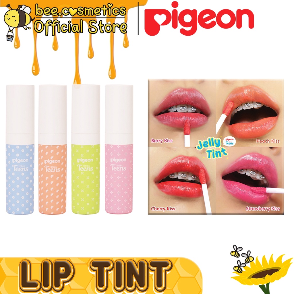 PIGEON TEENS JELLY TINT SERIES ( KISS / STRAWBERRY KISS / CHERRY KISS / PEACH KISS )