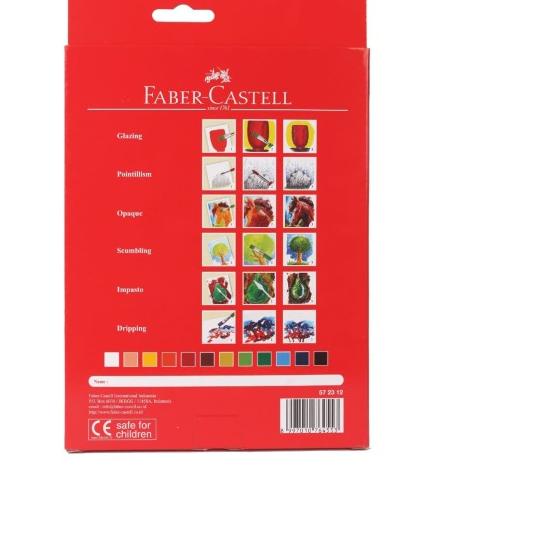 

Faber-Castell Acrylic tube 12 ml - 12 colours