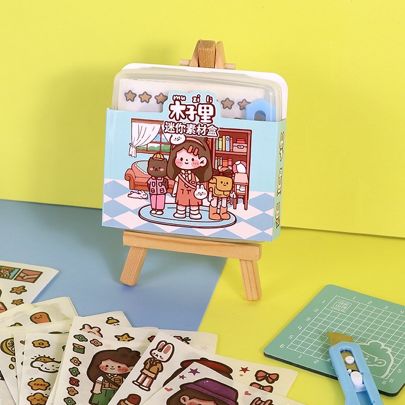 

BLANJA.ids Sticker stiker (25 sticker+pisau+bantalan) sticker lucu tumbler laptop hp notebook viral