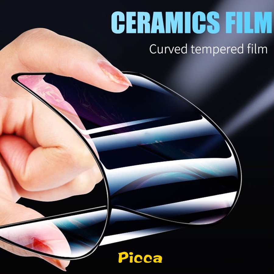 3in1 Pelindung Layar Tempered Glass Carbon Film Untuk Samsung A04s A32 A03 A33 A53 A02 M02 A23 S21FE S20FE A12 A50 A50s A30s A32 A31 A52