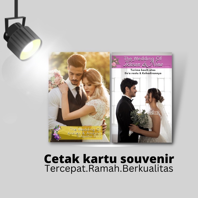 Kartu souvenir/kartu undangan/kartu ucapan/wedding card
